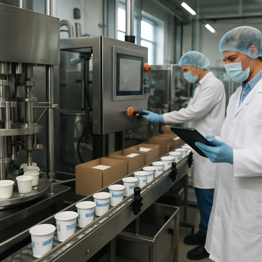 Verpackungsprozesse Molkerei optimieren mit gebrauchten Anlagen