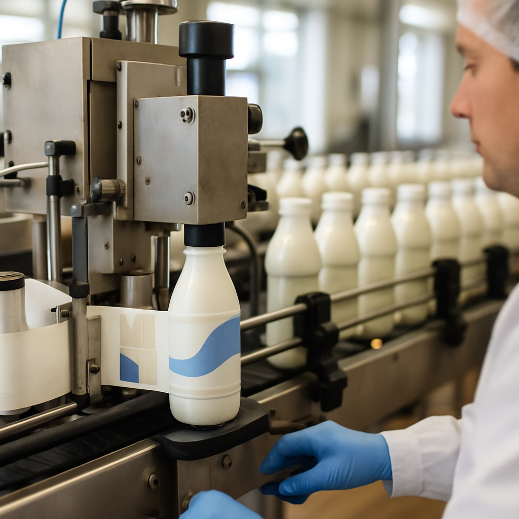 Etikettiertechnik Lebensmittelkennzeichnung – Used Dairy Equipment